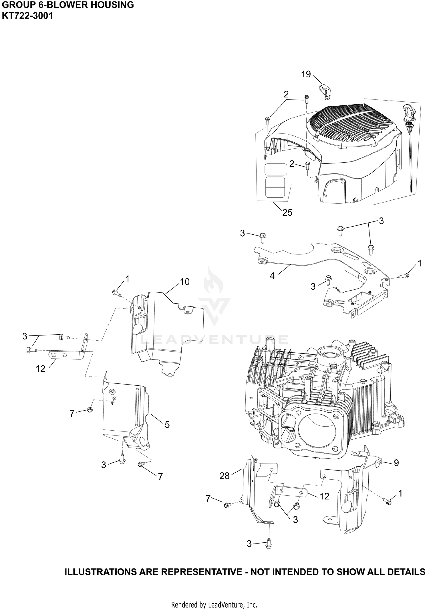 KT722-3001 Blower Housing