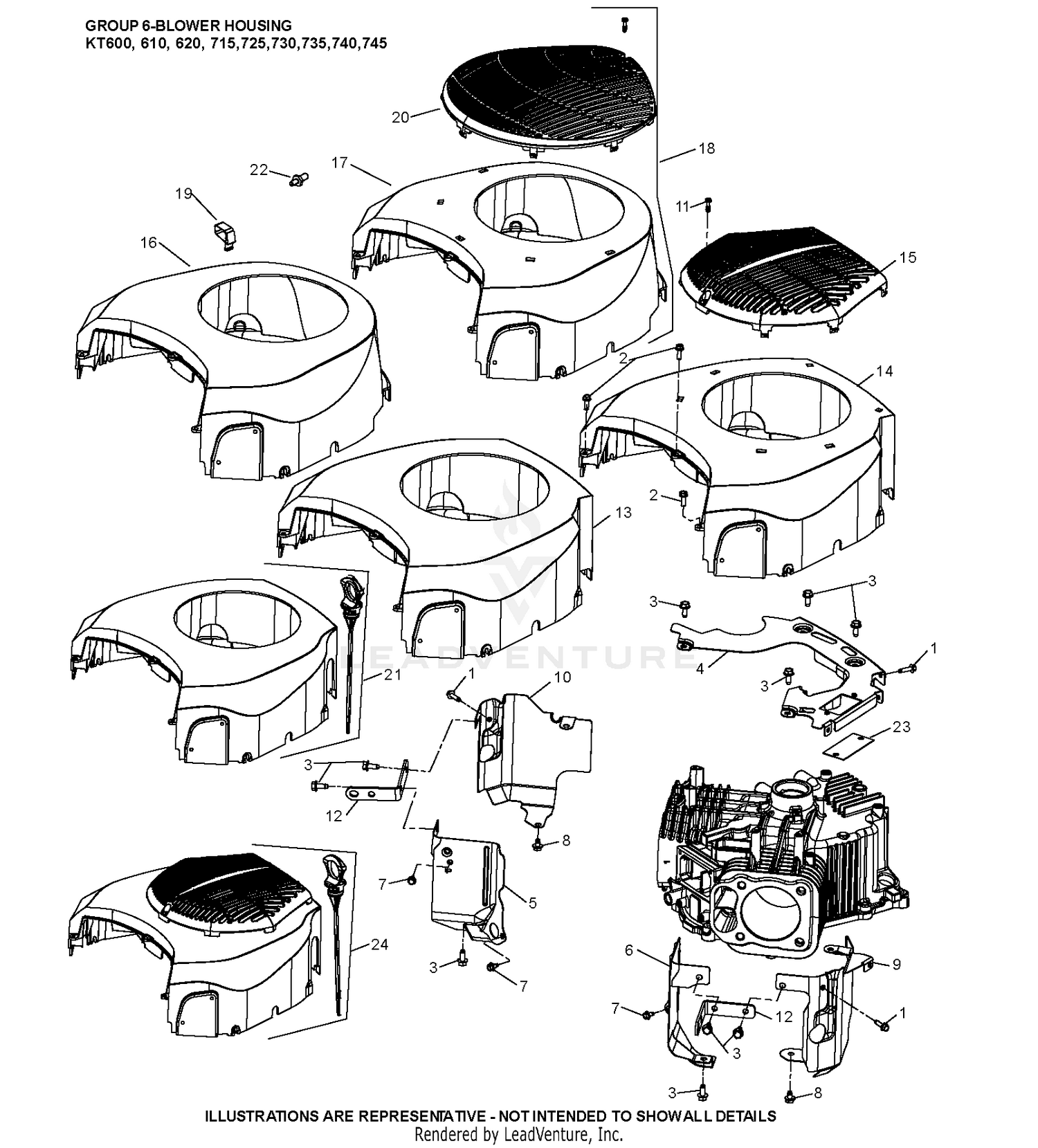 KT730-3063 Blower Housing