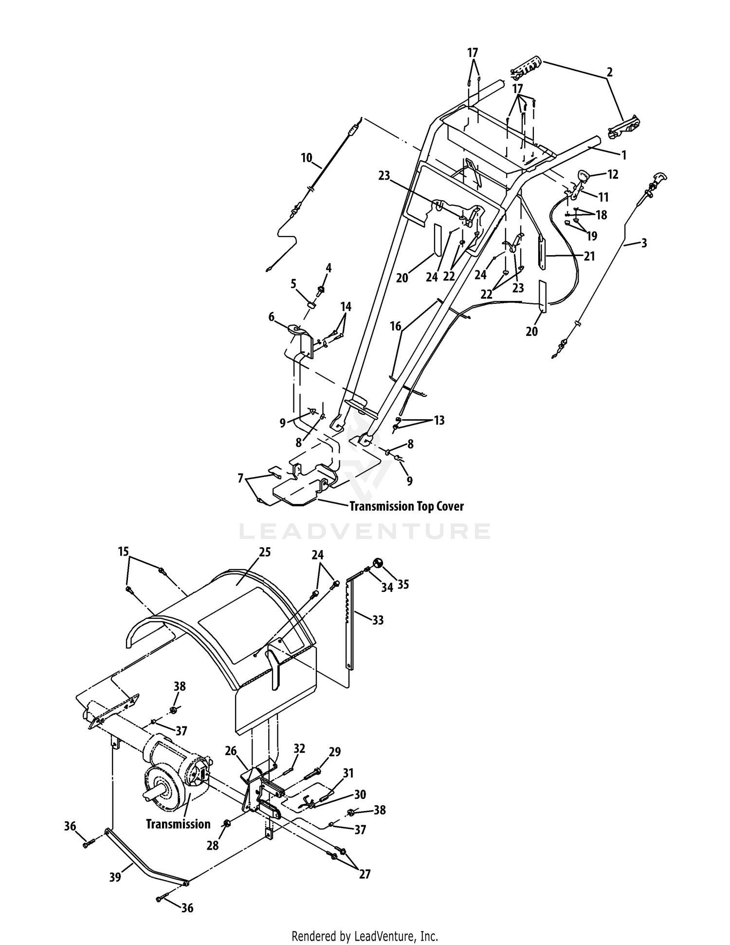 Handle & Tine Shield