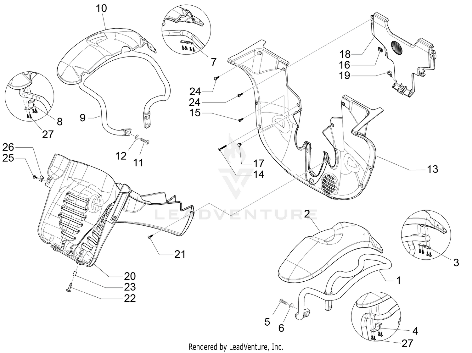 Wheel huosing - Mudguard