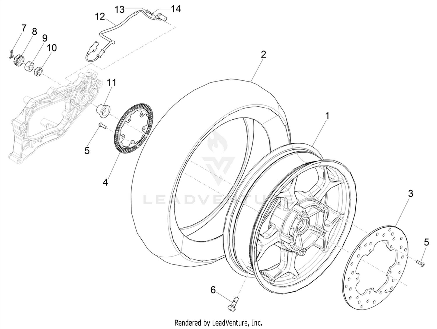 Rear wheel