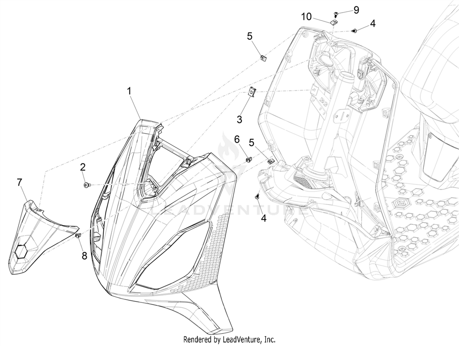 Front shield