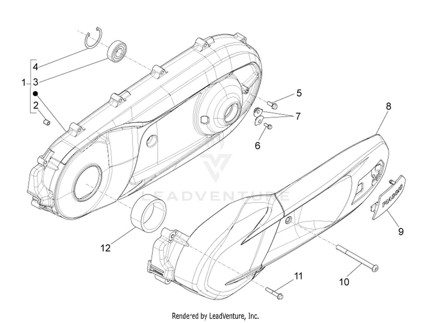 Crankcase cover - Crankcase cooling