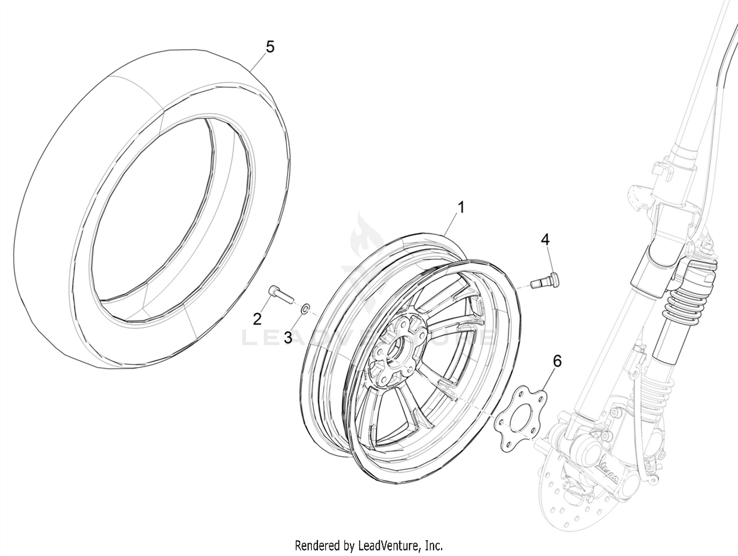 Front wheel