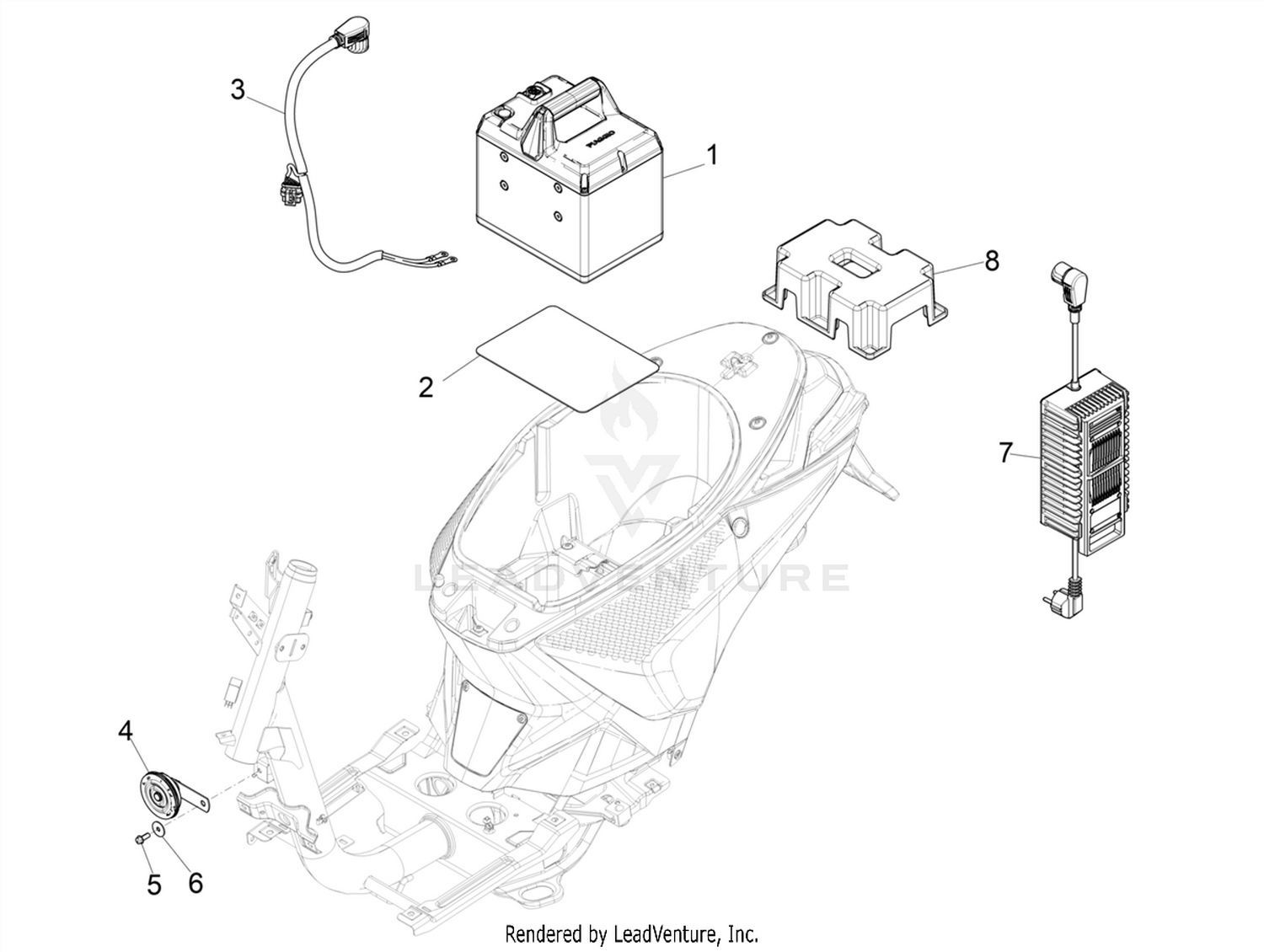 Remote control switches - Battery - Horn