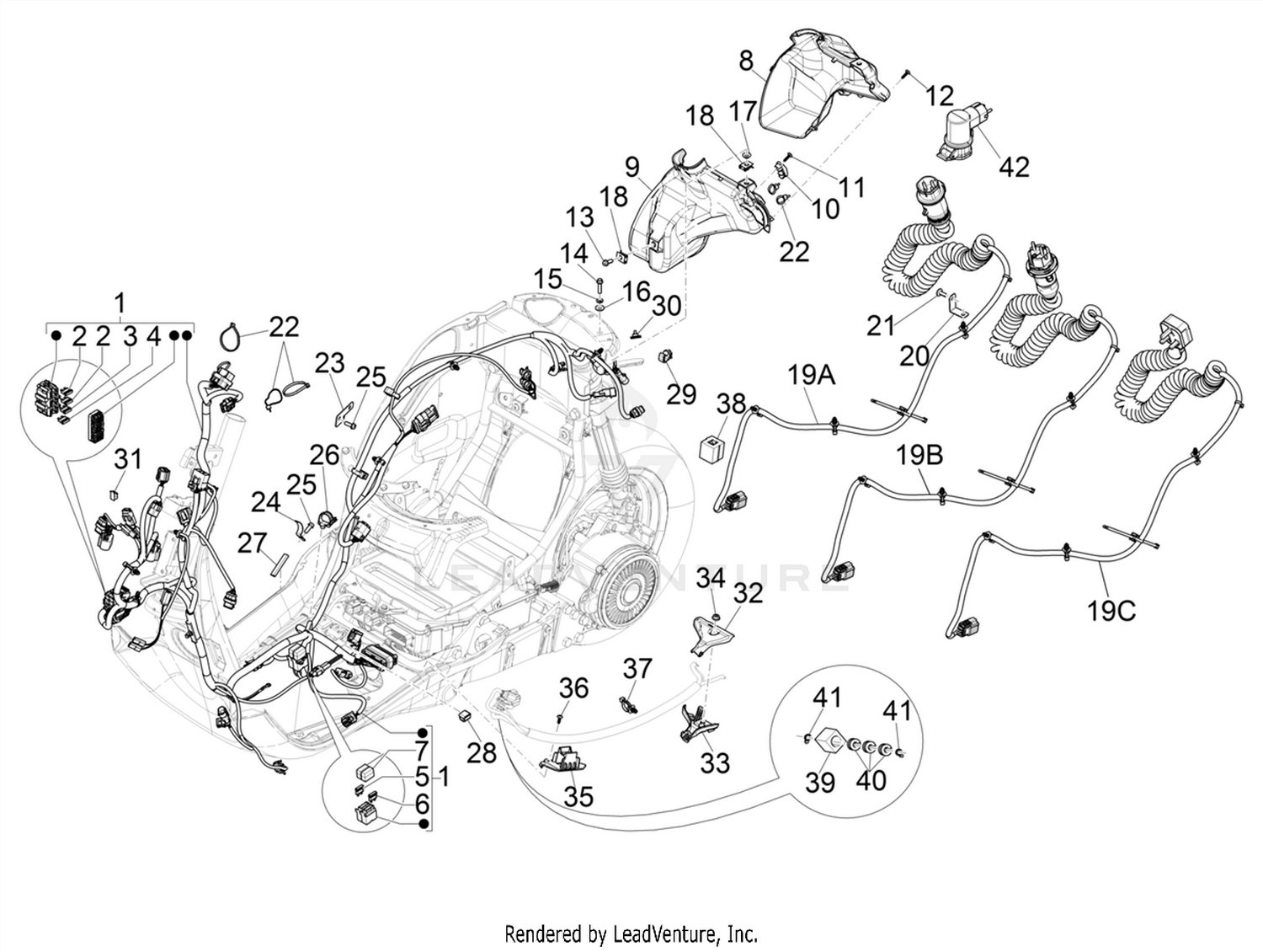 Main cable harness