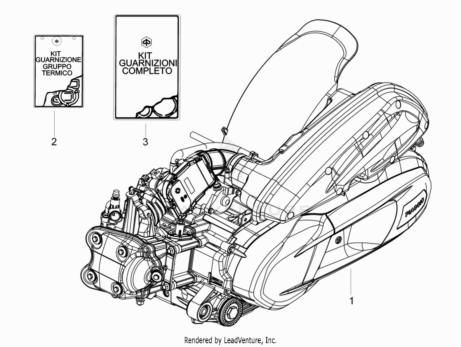 Engine, assembly