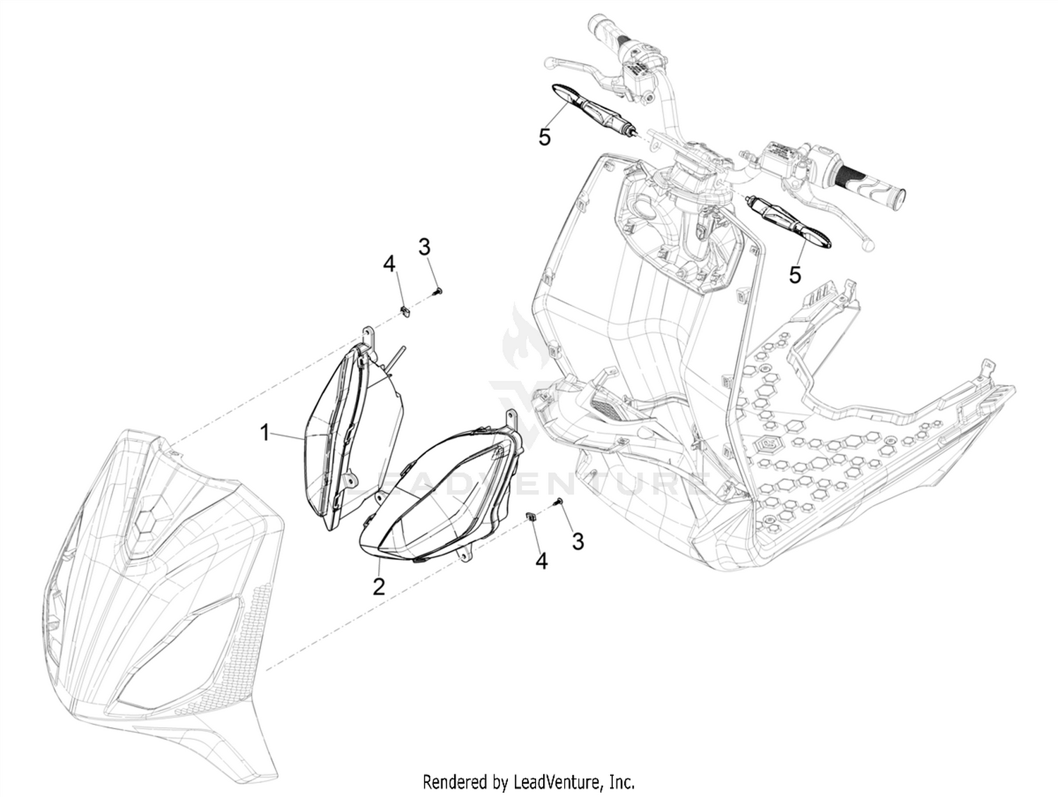 Front headlamps - Turn signal lamps