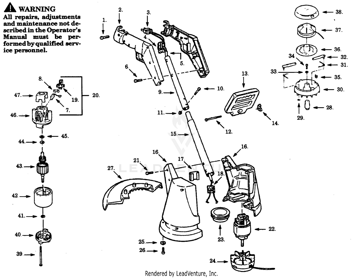 TRIMMER/BRUSHCUTTER ASSEMBLY