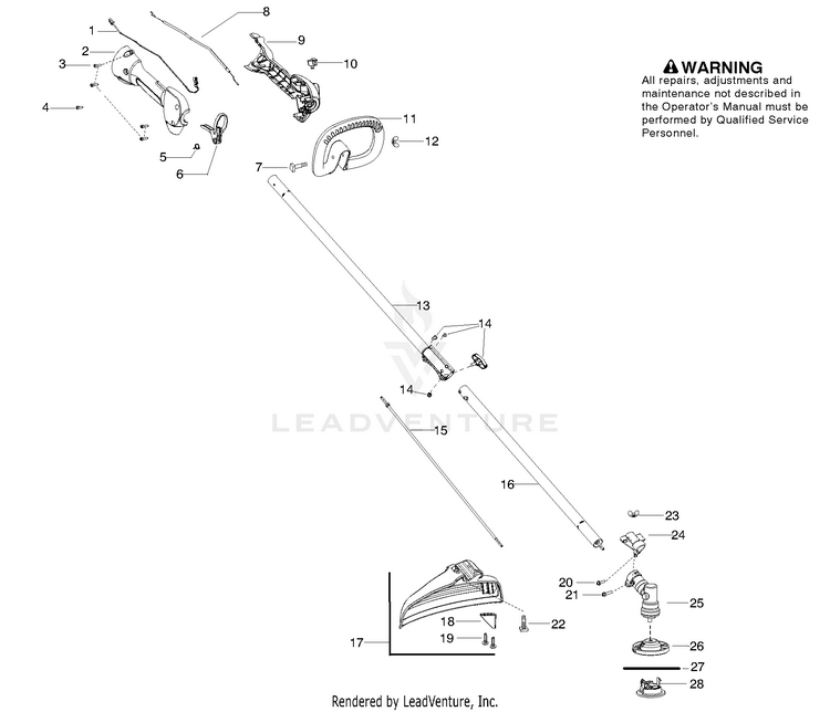 Poulan Pro PP133 Gas Trimmer | Partswarehouse