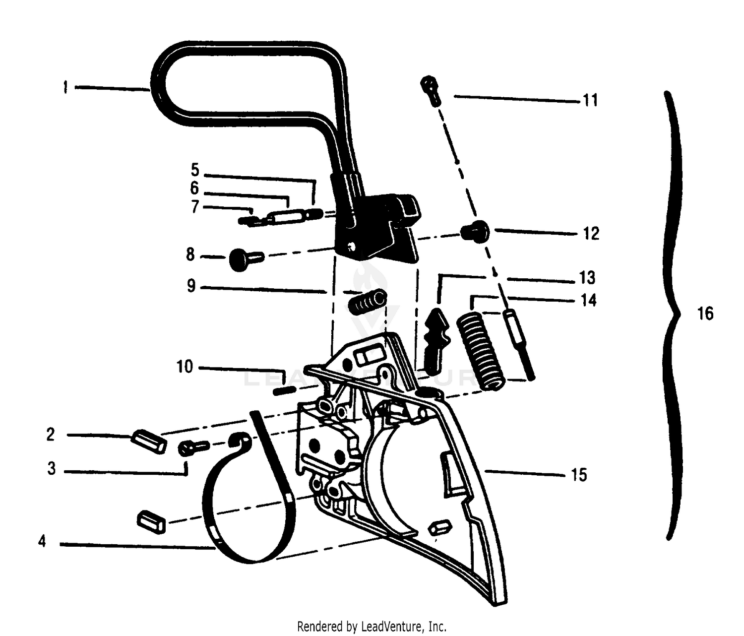 CHAIN BRAKE ASSEMBLY