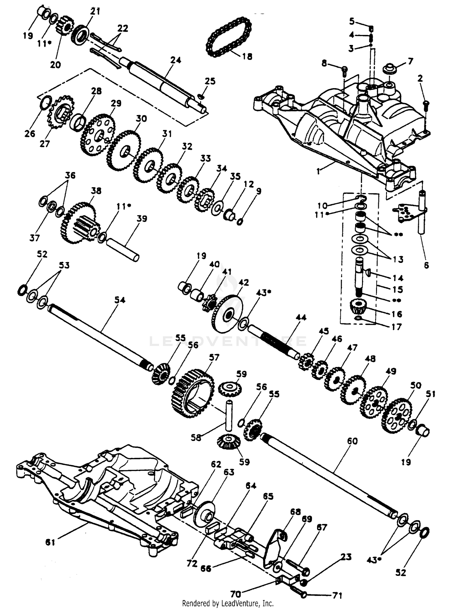 DANA TRANSAXLE - MODEL NUMBER 4360-79