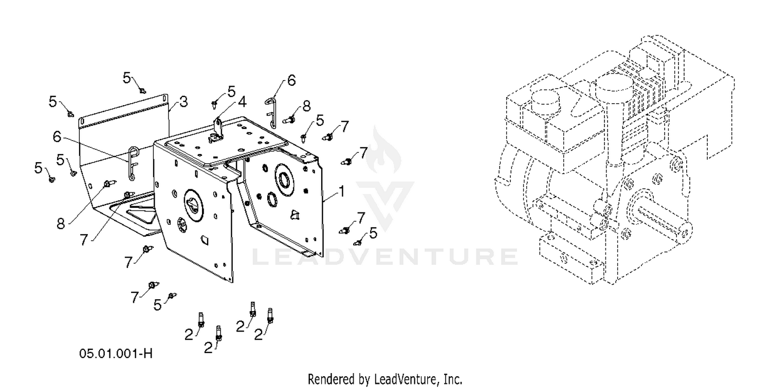 "CHASSIS, ENGINE & PULLEYS"
