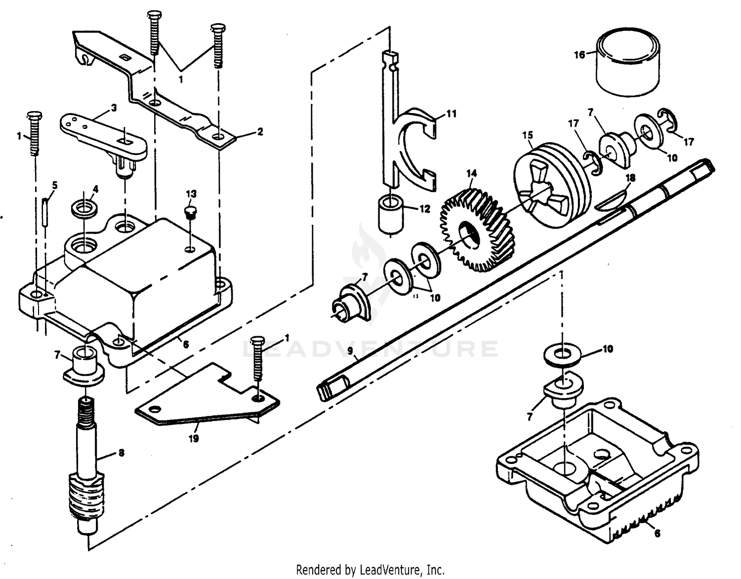 GEARCASE ASSEMBLY