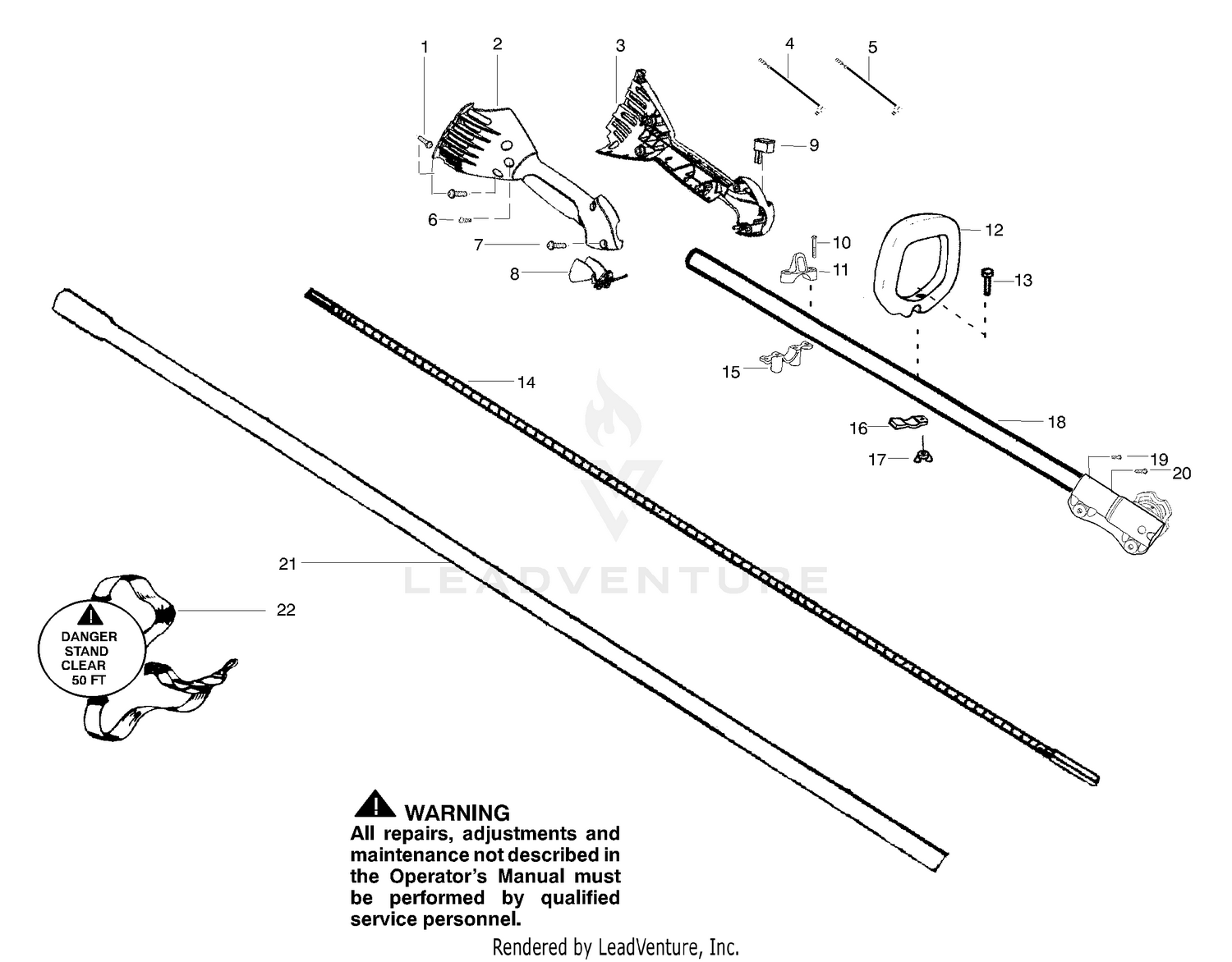 Handle & Shaft Assembly