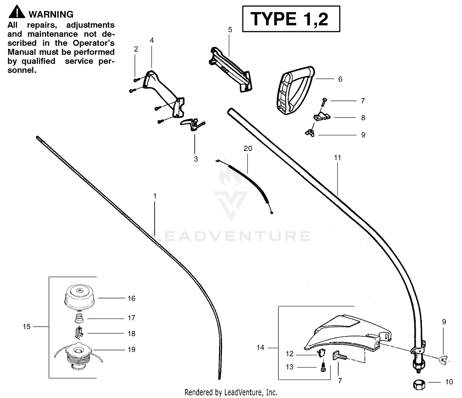 Cutting Head & Driveshaft