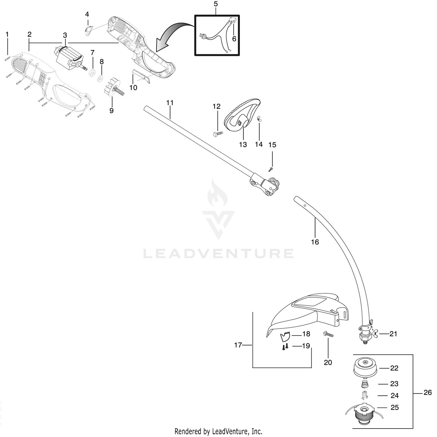 Electric Trimmer Assembly