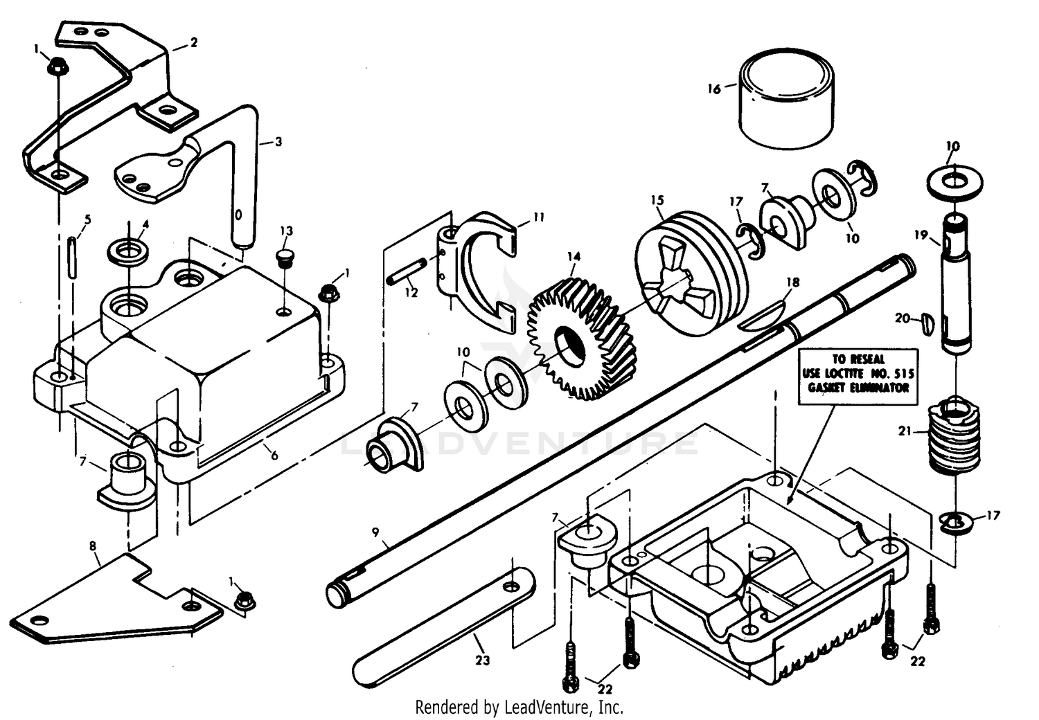 GEARCASE ASSEMBLY