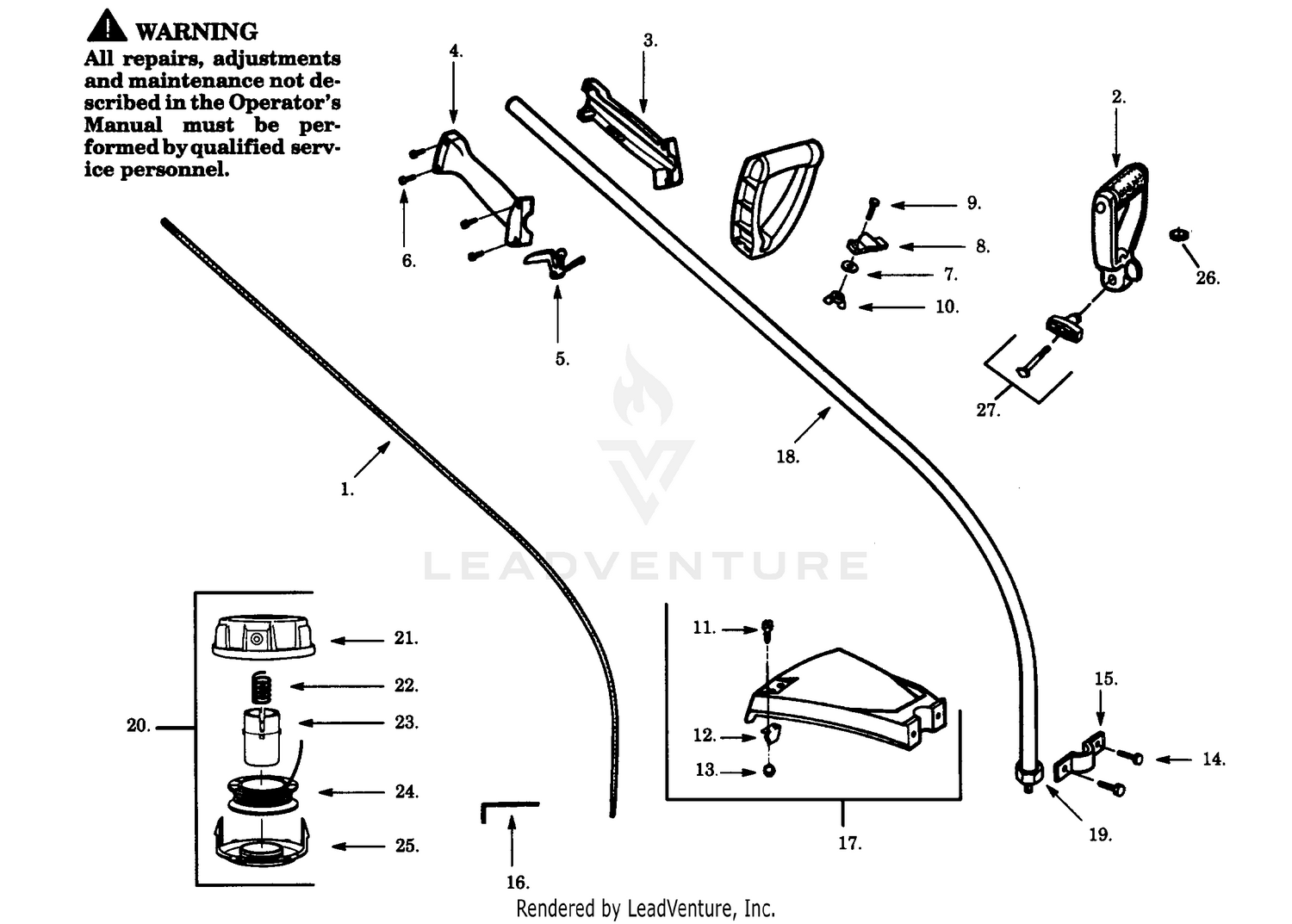 CUTTING HEAD & DRIVE SHAFT ASSEMBLIES