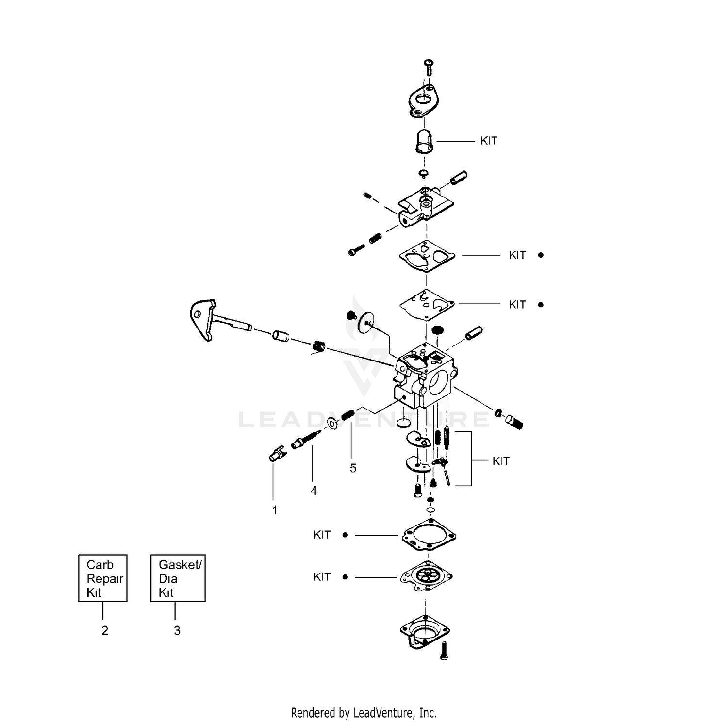 Carburetor Assembly P/N 530069754