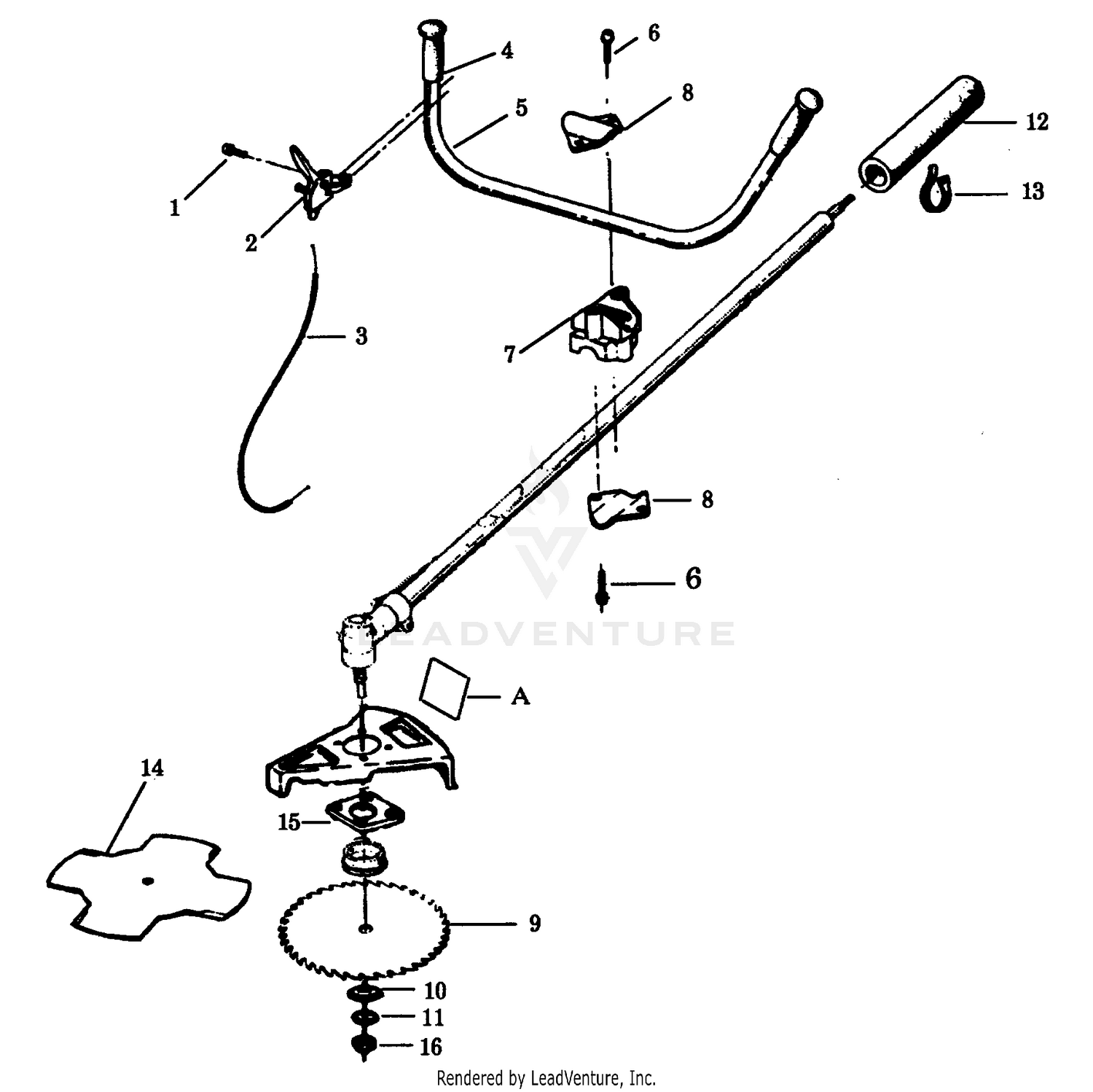 BRUSH BLADE ADAPTOR KIT