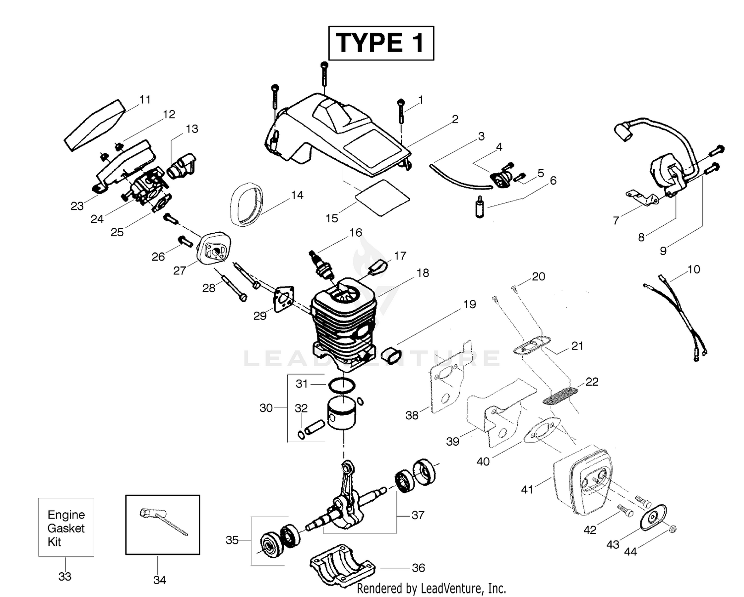Engine Assembly Type 1