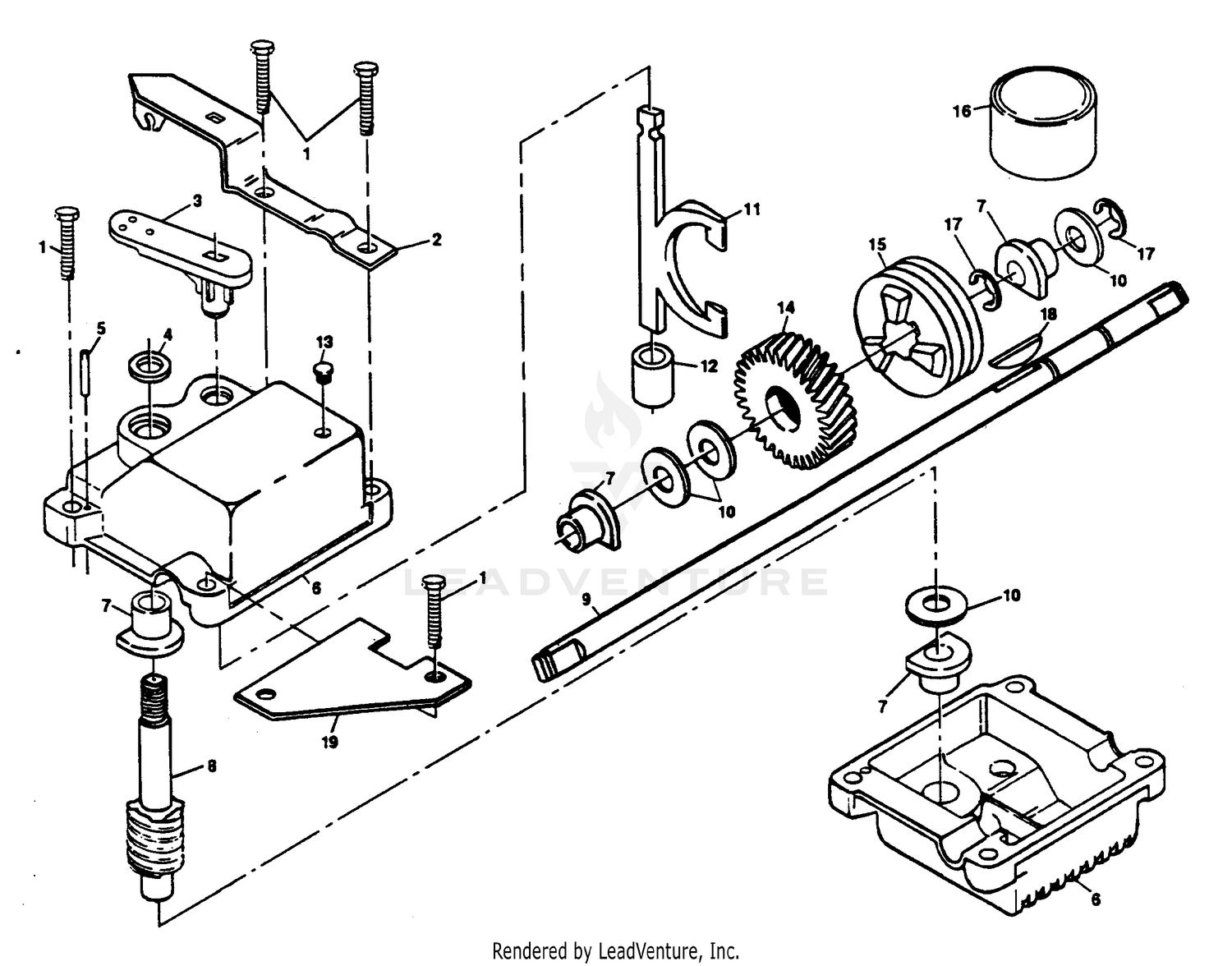 GEARCASE ASSEMBLY