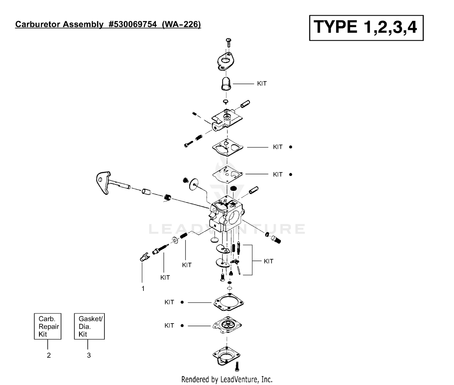 Carburetor Assembly (WT226) 530069754