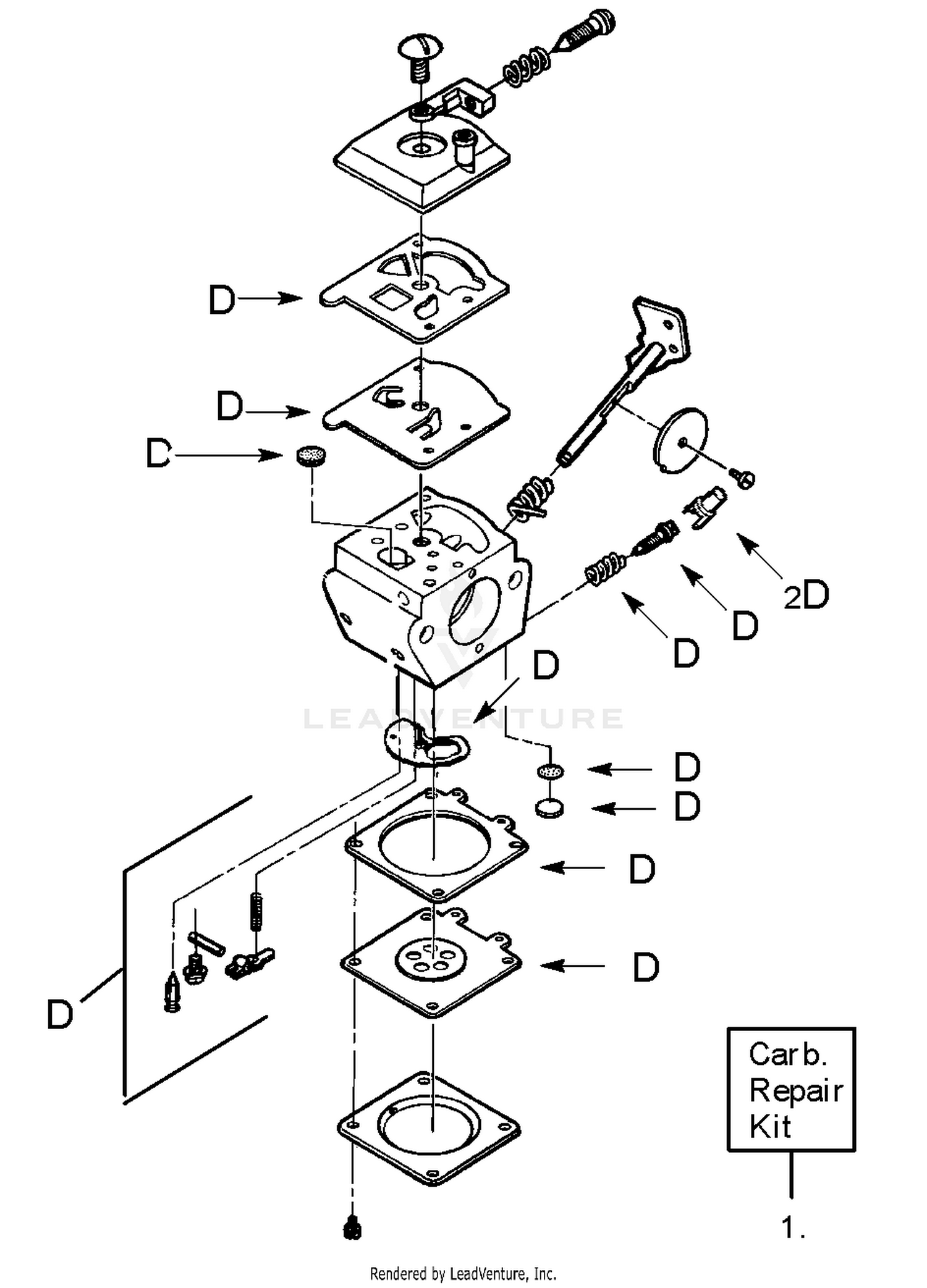Carburetor Repair Kits - WA-219B, WA-217