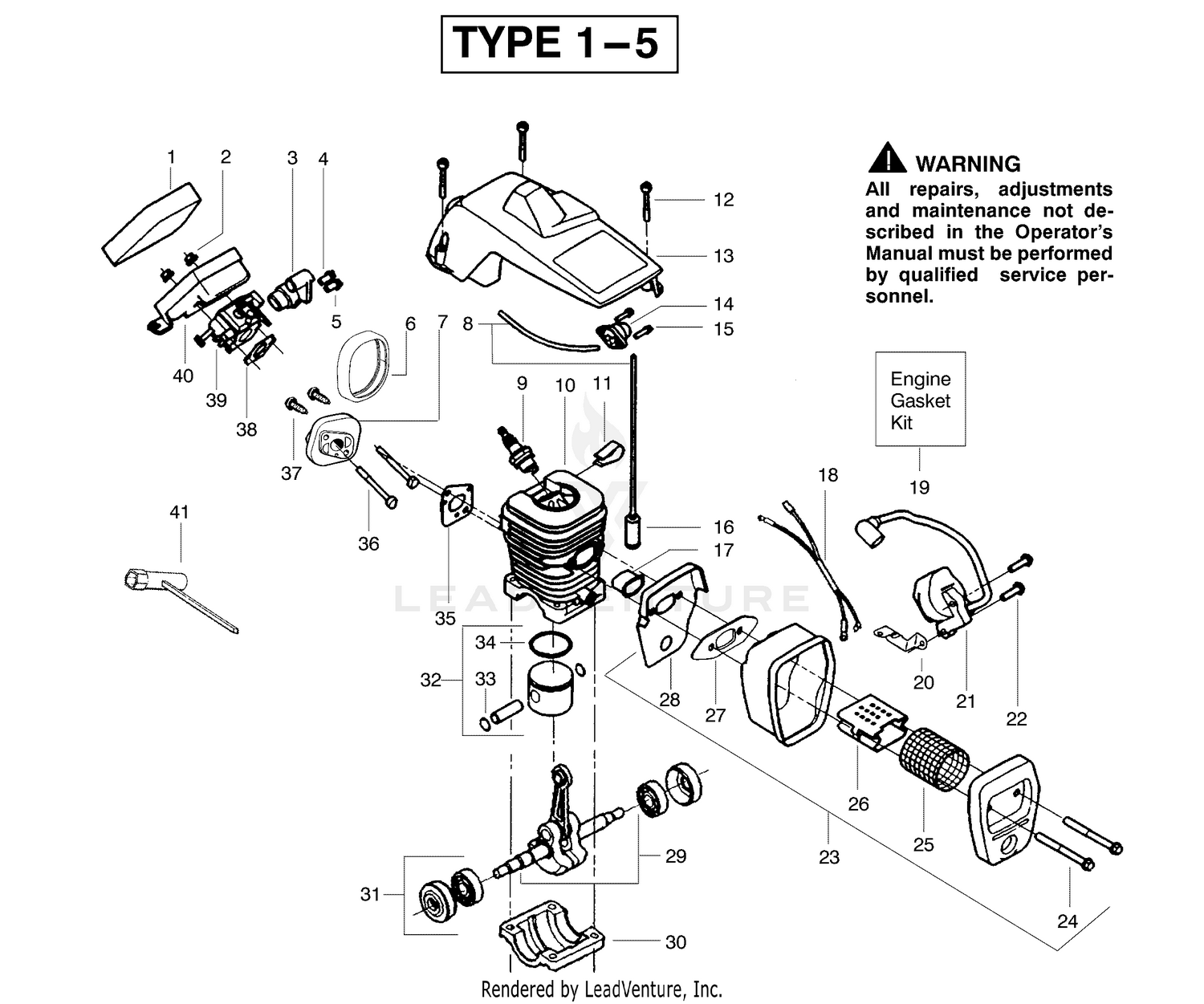 Engine Assembly Type 1-5
