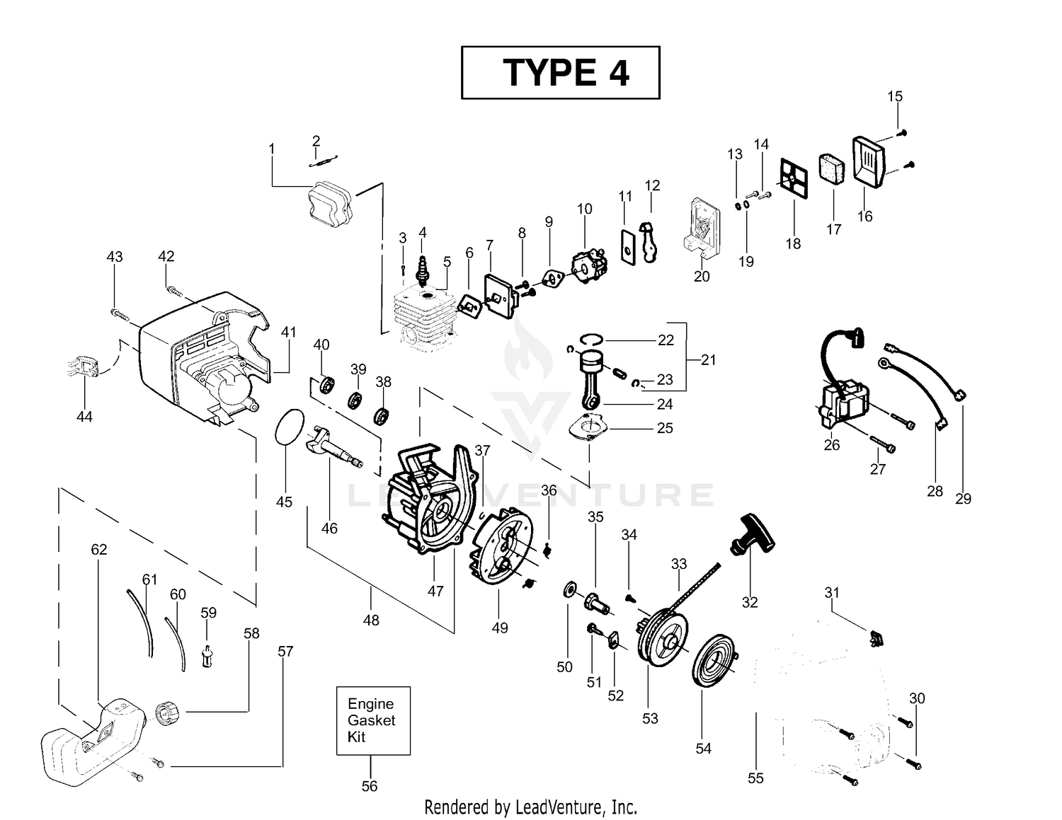 Engine Assembly Type 4