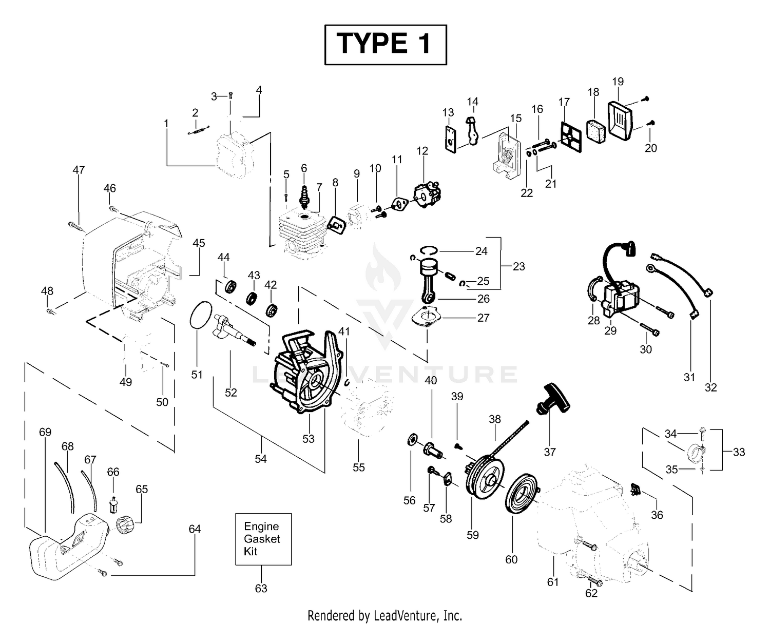 Engine Assembly Type 1