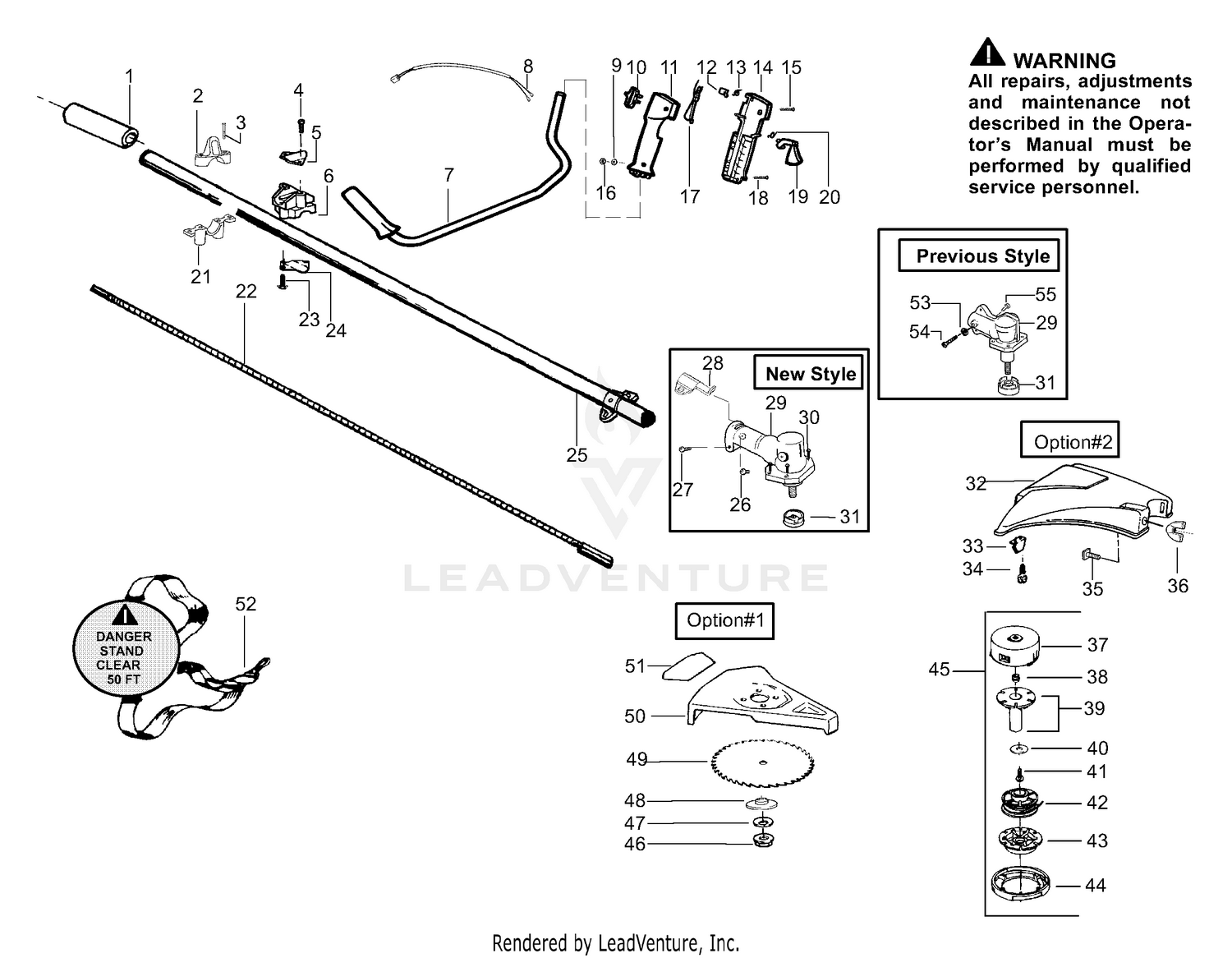 Handle & Shaft Assembly