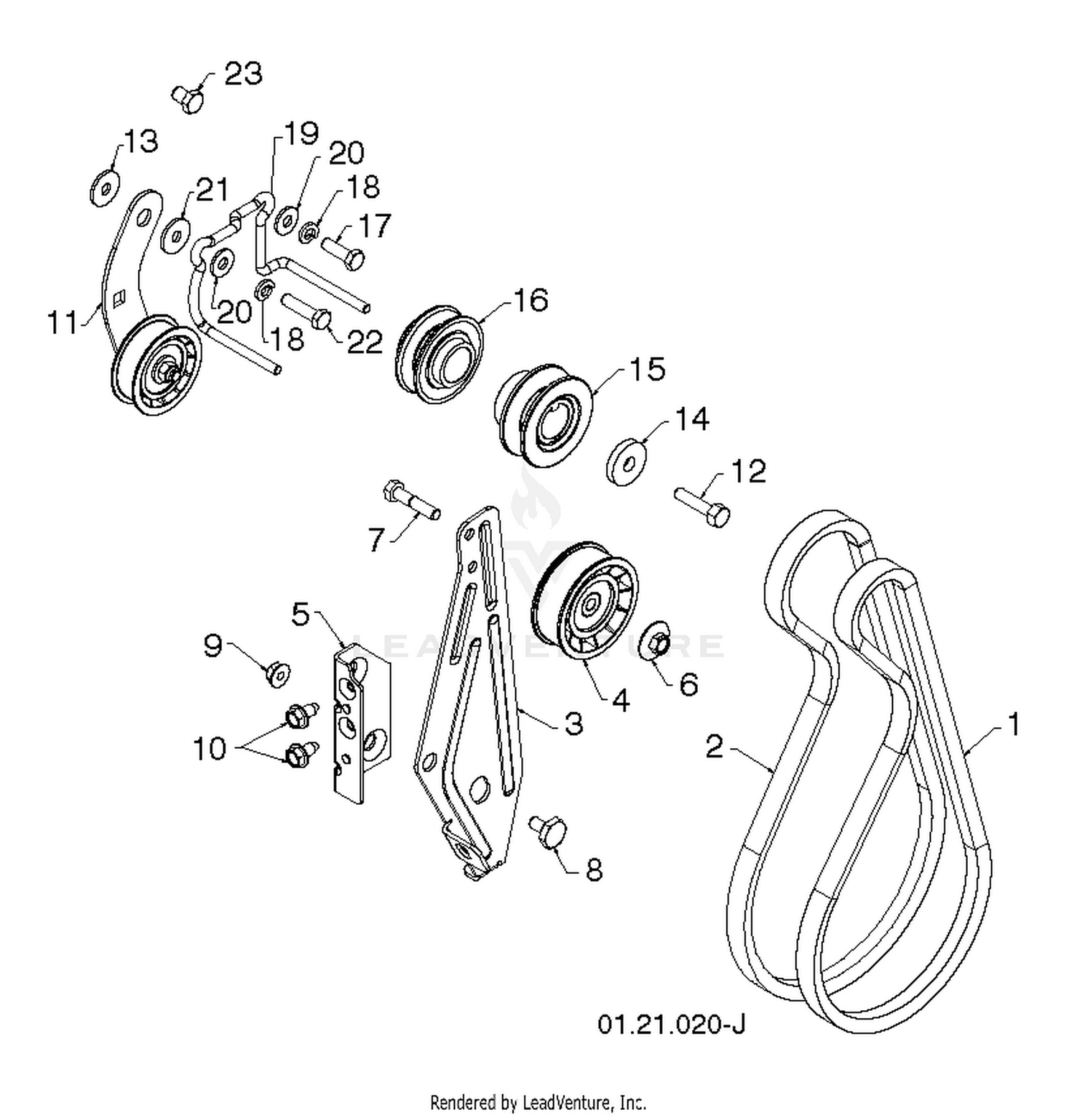 CHASSIS /ENGINE /PULLEY