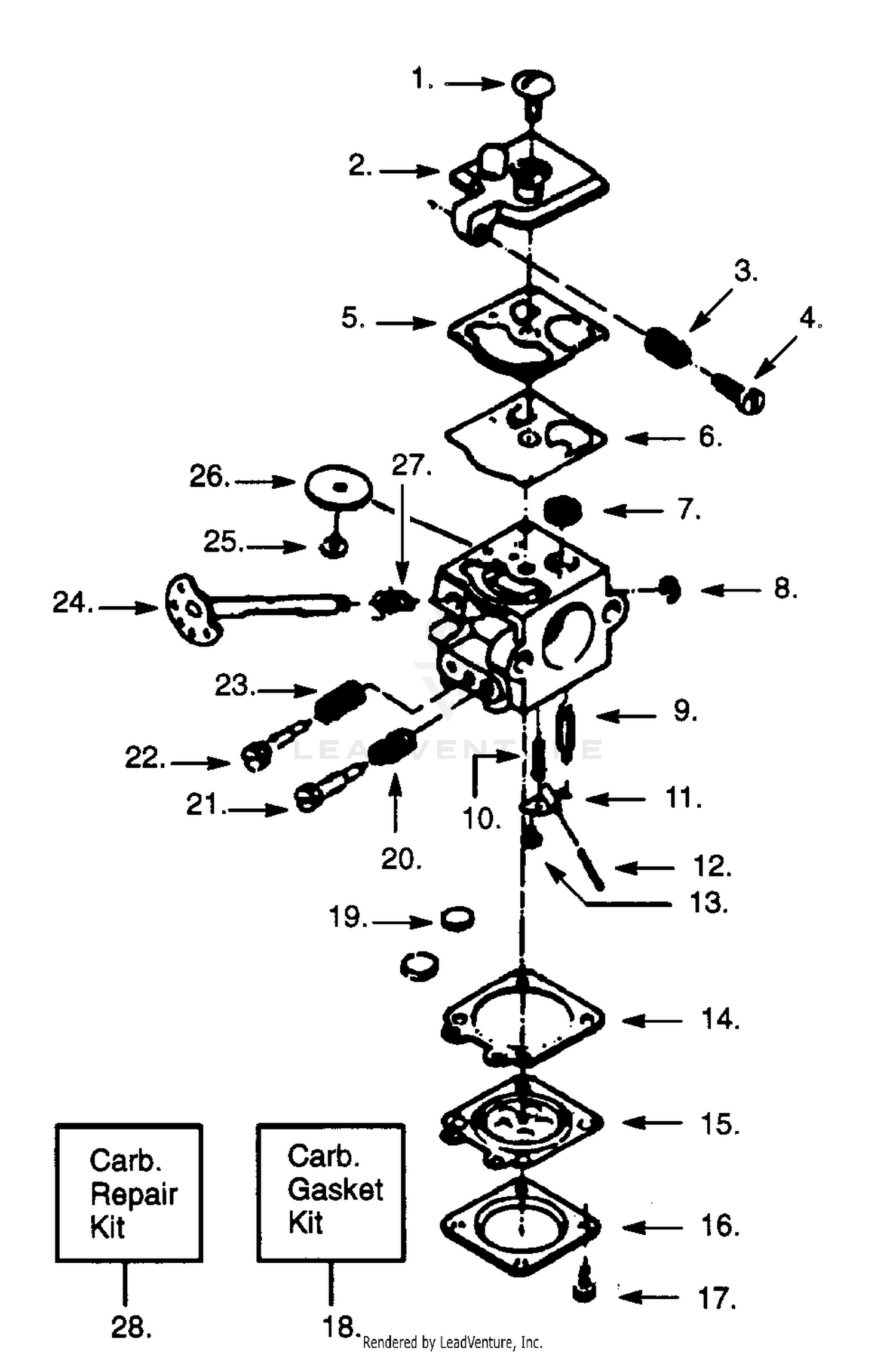CARBURETOR WT-83 BREAKDOWN