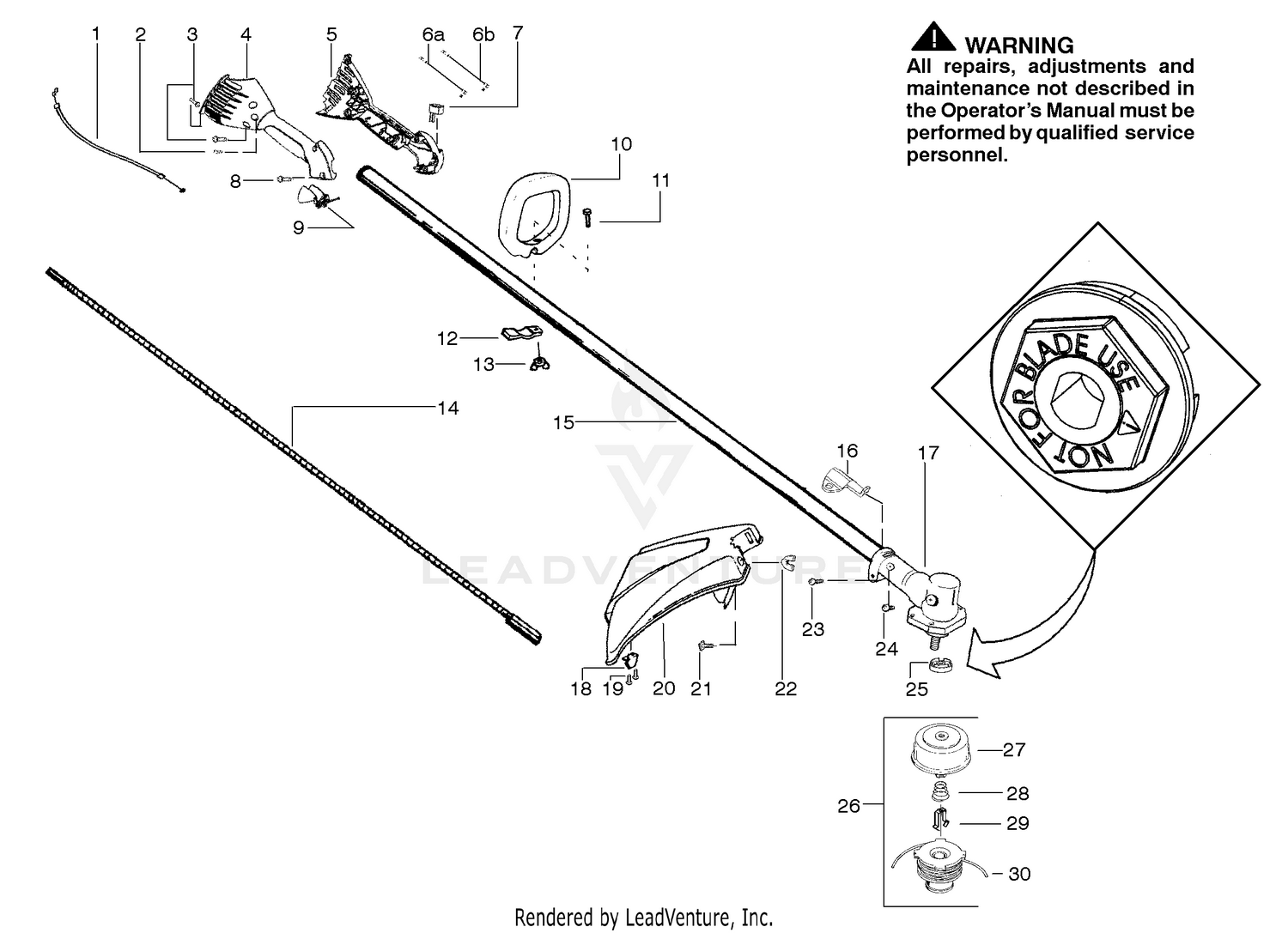 Handle & Shaft Assembly