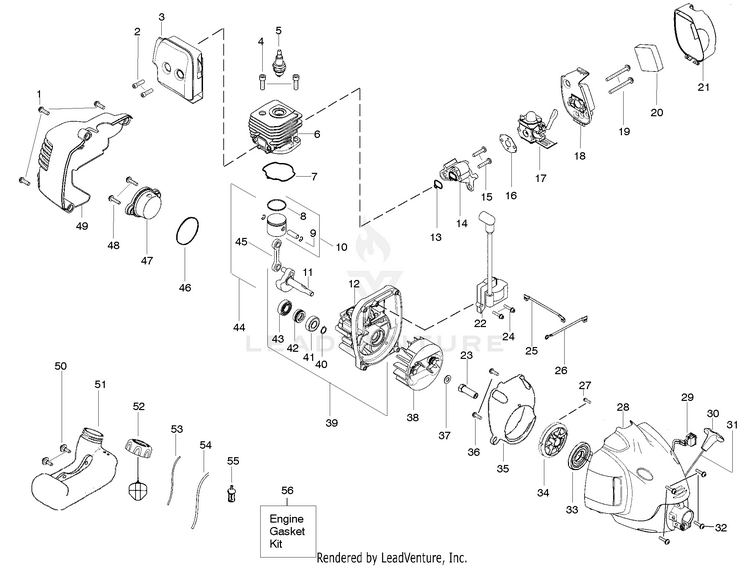 Weed Eater TE475Y Gas Trimmer