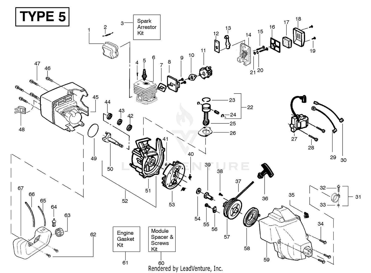 Engine Assembly Type 5