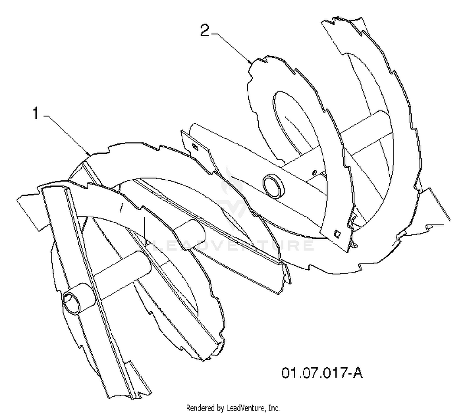 AUGER HOUSING IMPELLER