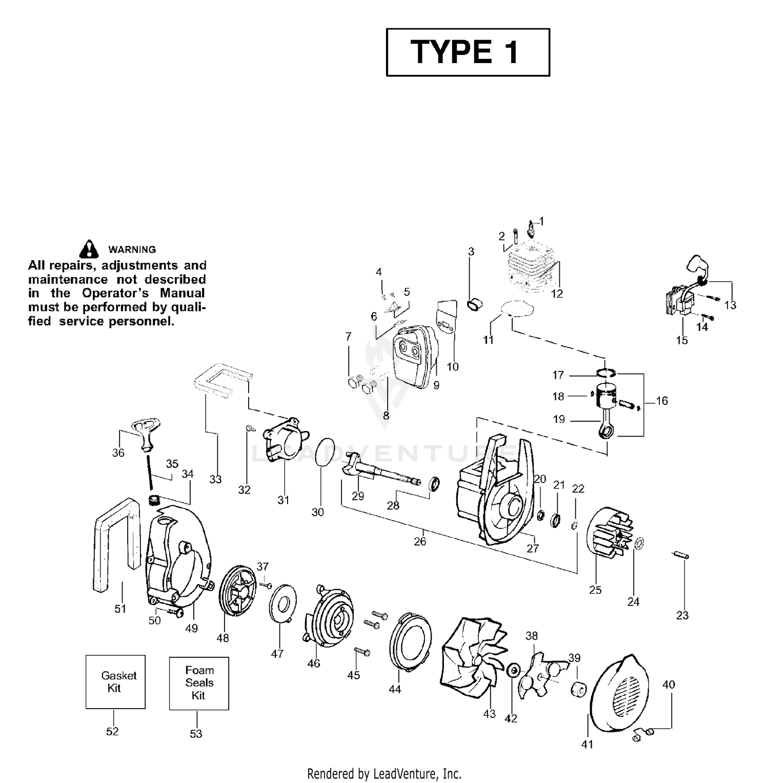 Engine Assembly Type 1