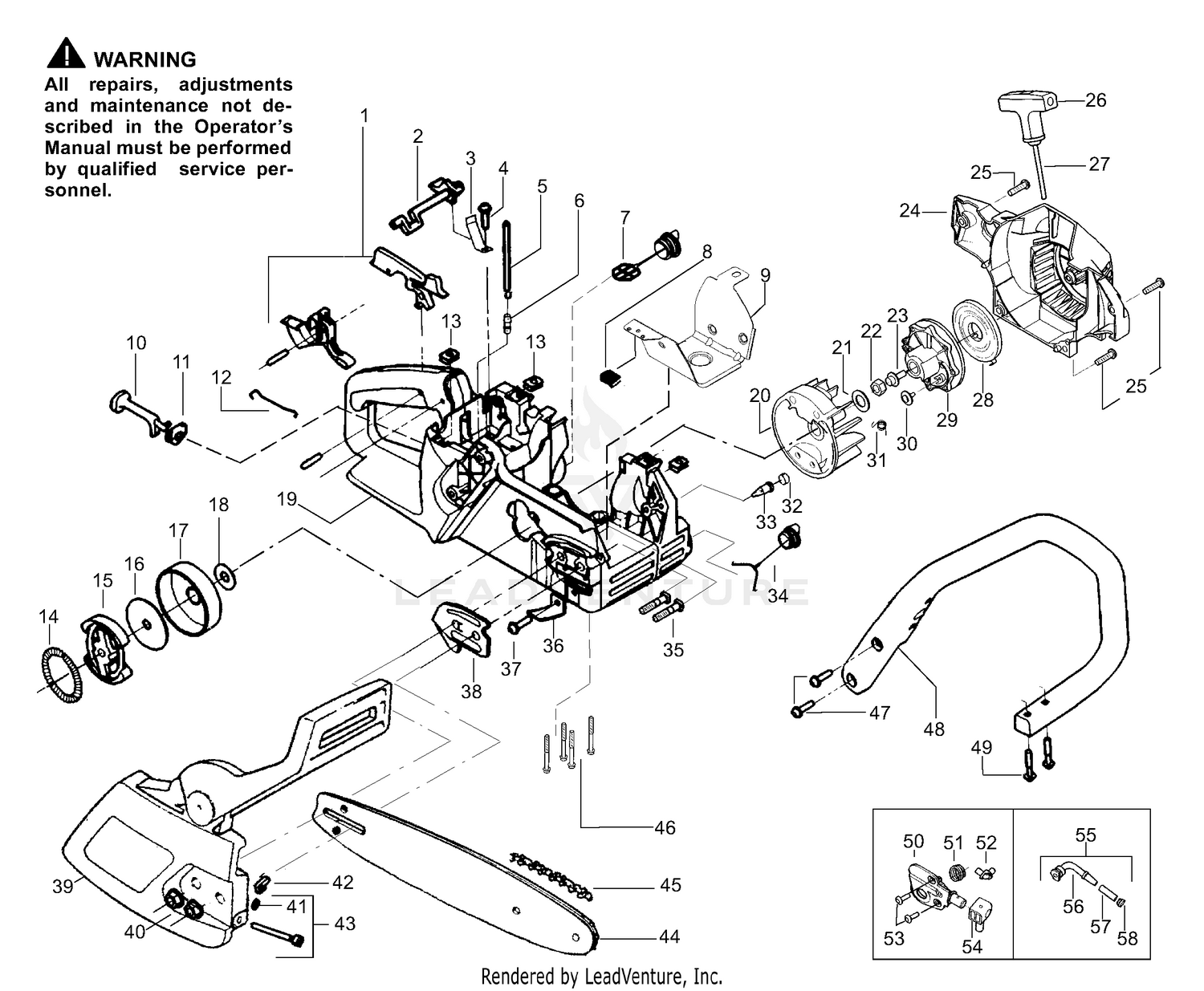 Handle, Chassis & Bar Assembly