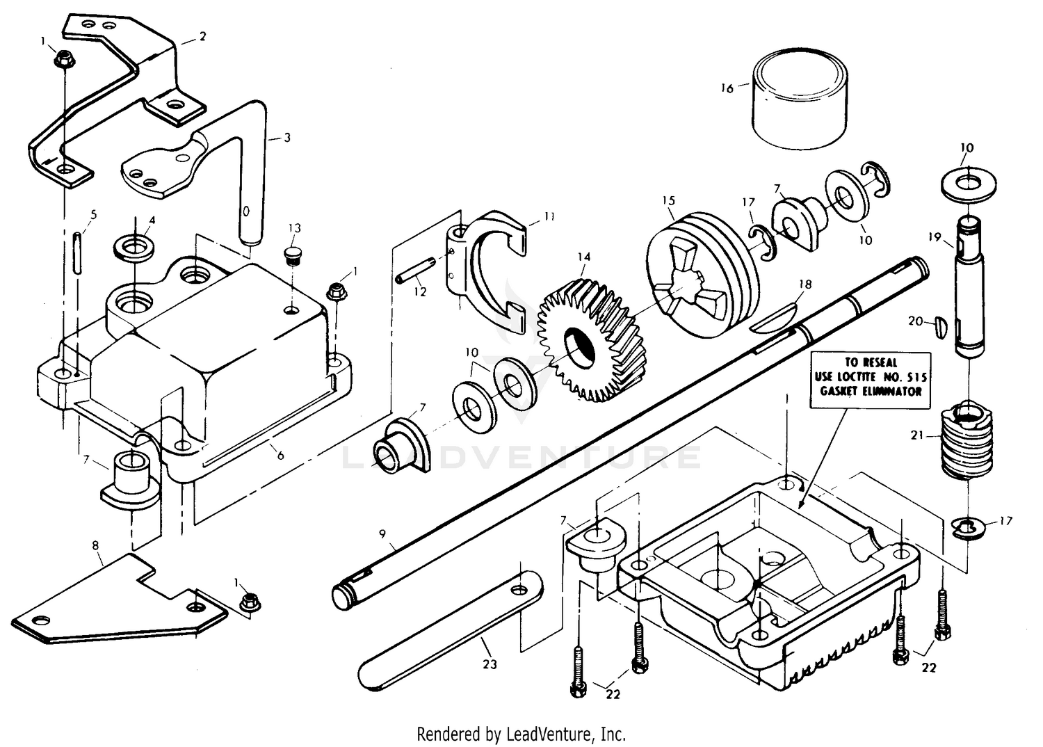 GEARCASE ASSEMBLY