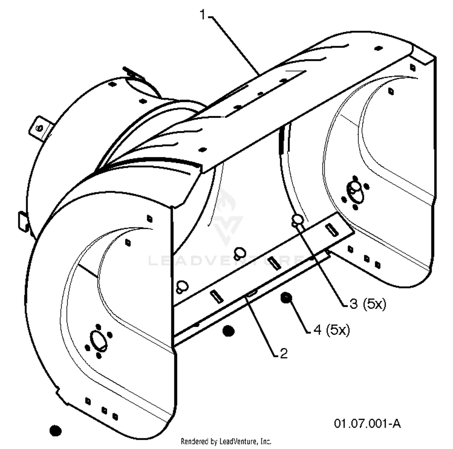 AUGER HOUSING IMPELLER