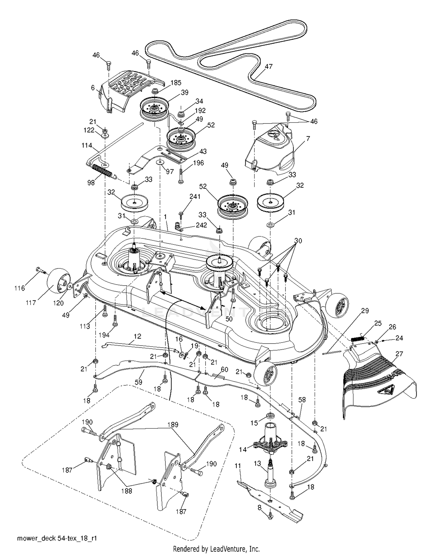 MOWER DECK / CUTTING DECK