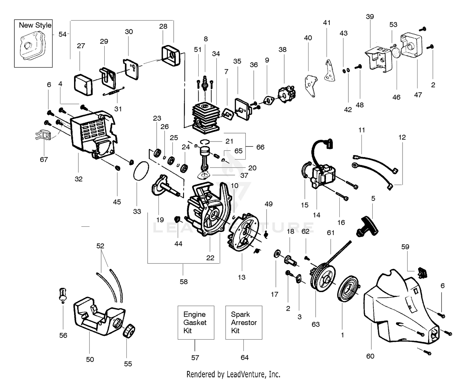 Engine Assembly Type 1