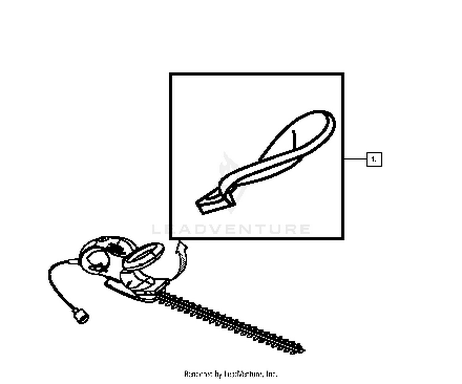 Electric Hedge Trimmer Assy.