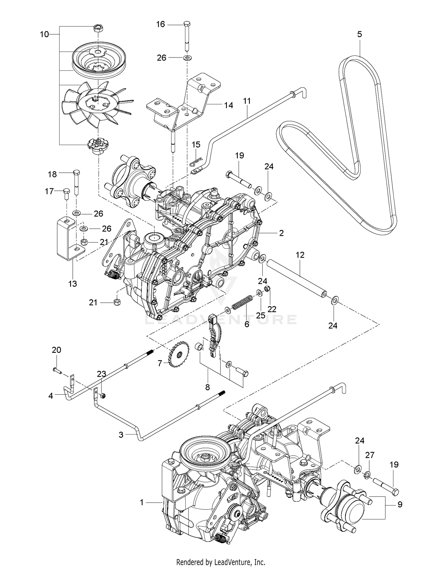 HYDRAULIC PUMP - MOTOR