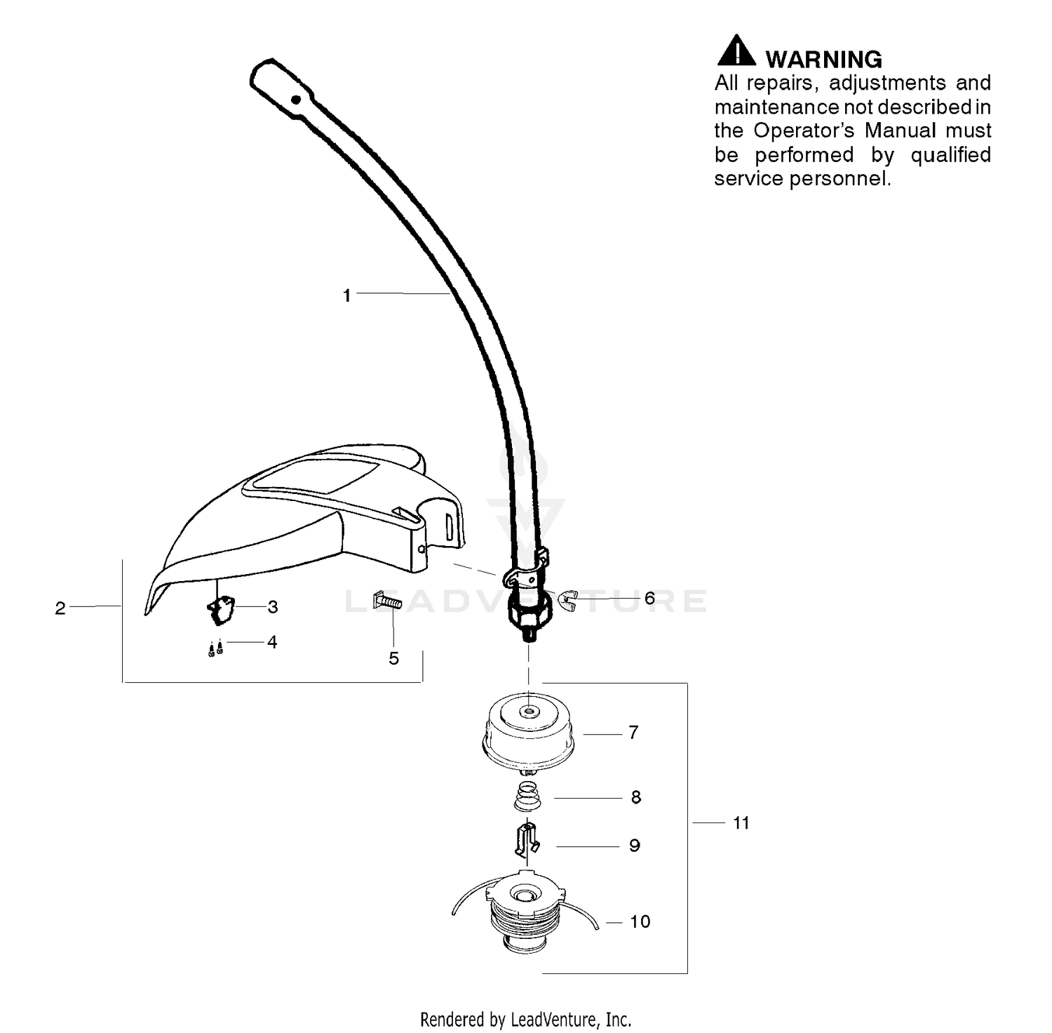 Trimmer Attachment & Shield Assembly