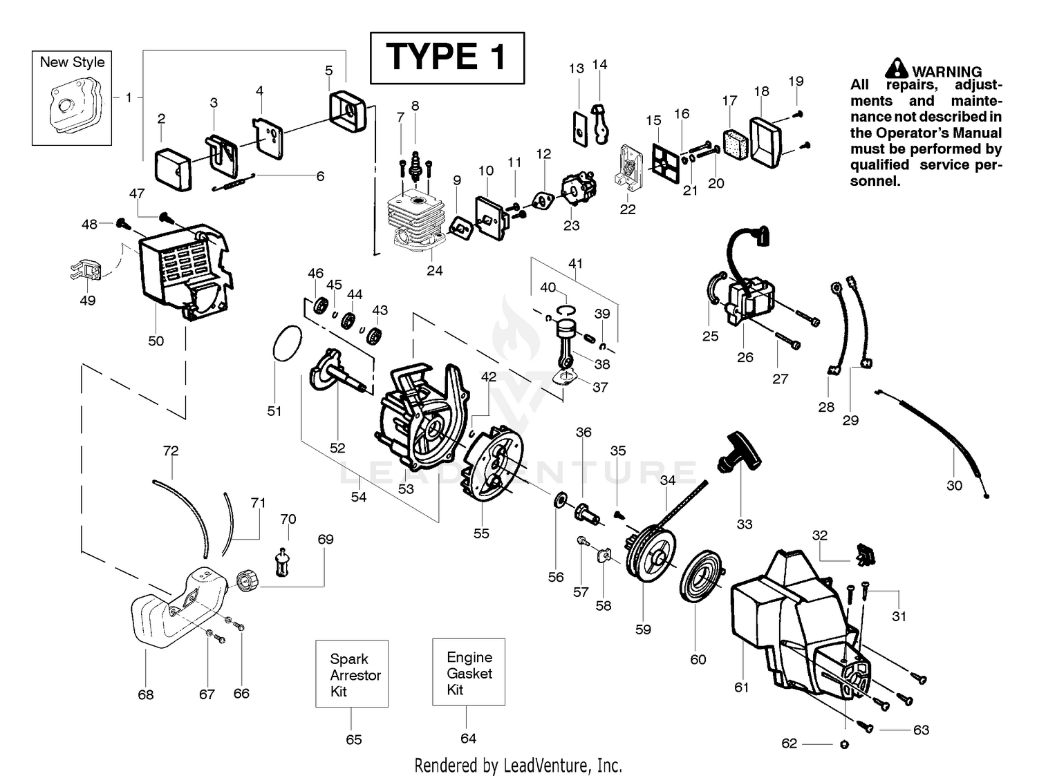 Engine Assembly Type 1