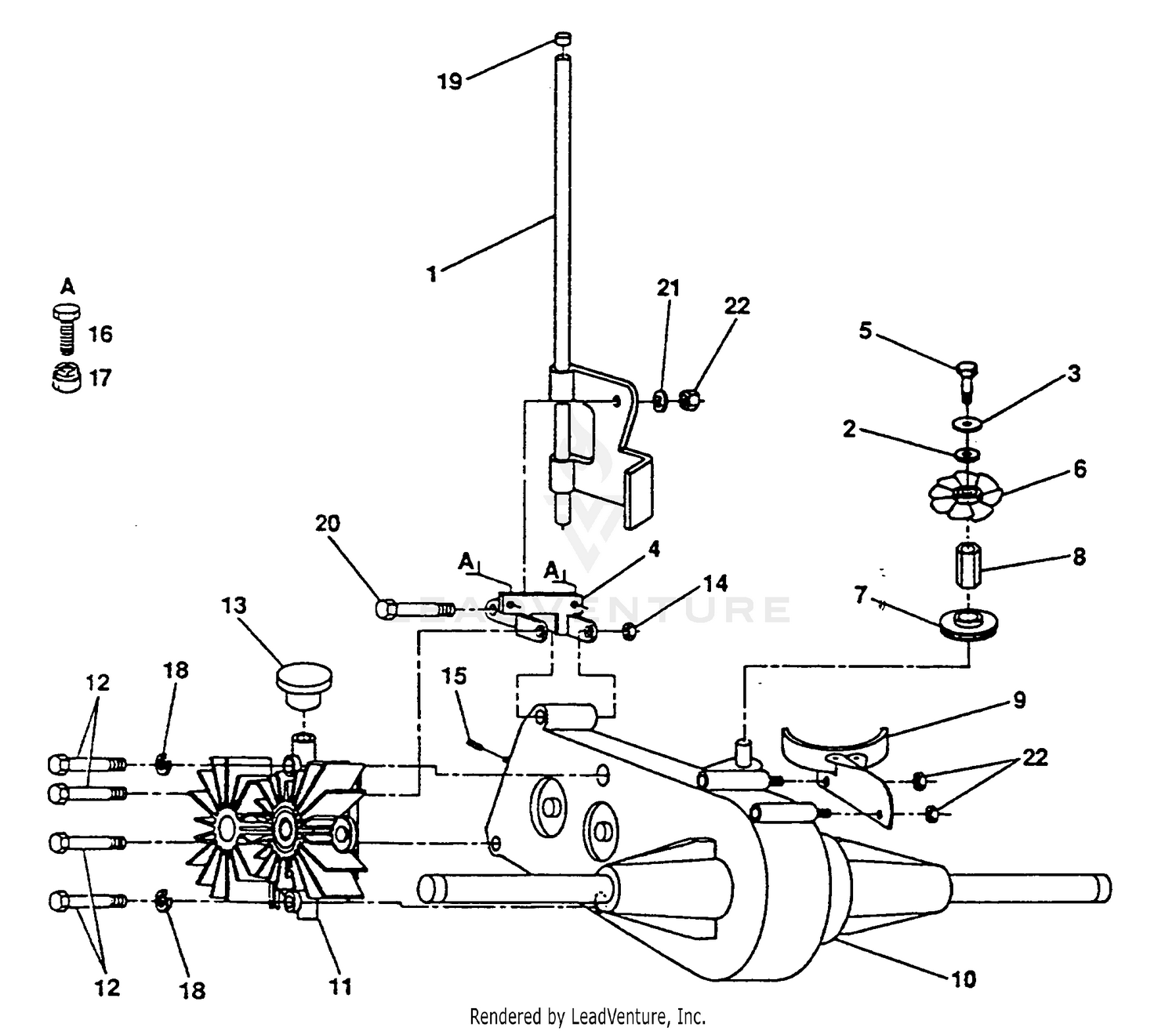 TRANSAXLE AND PUMP ASSEMBLY